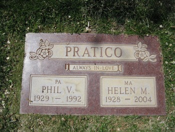 Pratico,   Helen M. gravesite