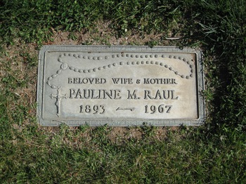 Raul,   Pauline M. gravesite