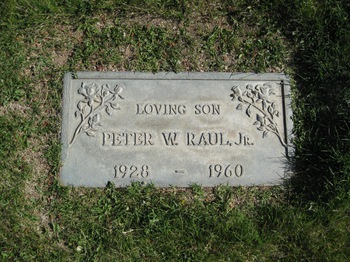 Raul,   Peter William gravesite