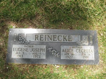 Reinecke,   Alice Cecilia gravesite