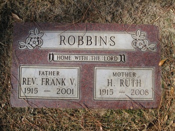 Robbins,   Hazel Ruth gravesite