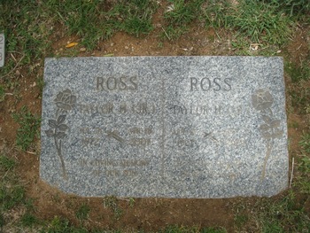 Ross,   Taylor Hubert gravesite
