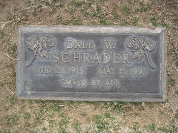 Schrader,   Dale Willeta gravesite
