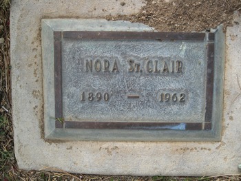 St. Clair,   Nora Edith gravesite