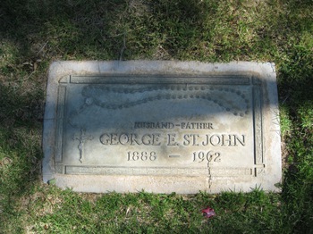 St. John,   George E. gravesite