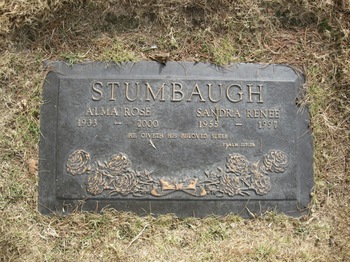Stumbaugh,   Alma Rose gravesite