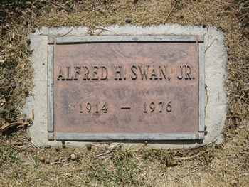Swan, Jr.  Alfred Hjalmar gravesite