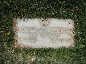 Trueblood, Herbert Cyrus gravesite