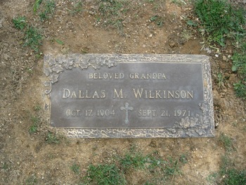 Wilkinson, Dallas Milton gravesite