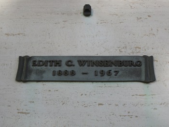 Winsenburg,   Edith C. gravesite