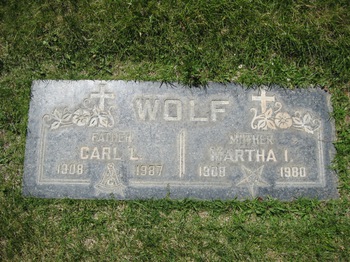 Wolf,   Martha Isabelle gravesite
