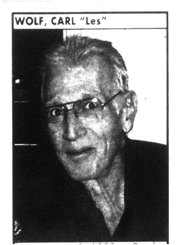 Wolf,   Carl Leslie ('Les') person