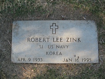Zink,   Robert Lee gravesite