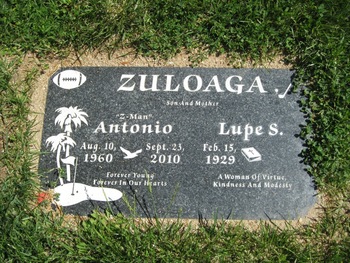 Zuloaga,   Antonio ('Z-Man') gravesite
