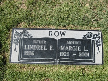 Row, Margie L. gravesite