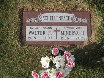 Schellenbach,   Minerva H. gravesite
