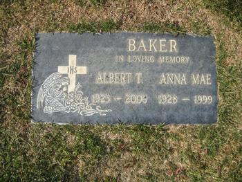 Baker,   Anna Mae gravesite