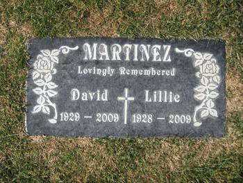 Martinez,   Lillie gravesite
