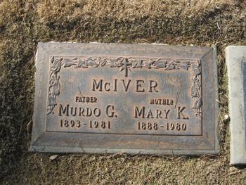 McIver,   Mary Katherine gravesite