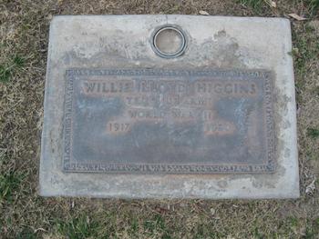 Higgins,   Willie Lloyd gravesite