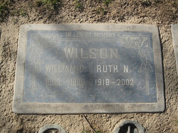 Wilson,   William Curtis gravesite