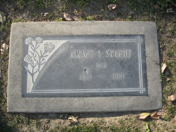 Specht,   Grace Louise gravesite
