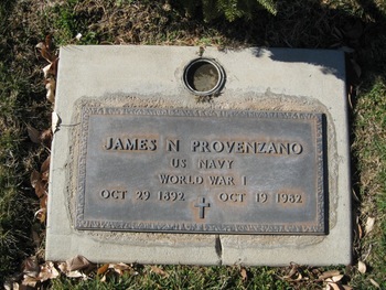Provenzano,   James Nicholas gravesite