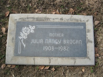 Brogan,   Julia Nancy gravesite