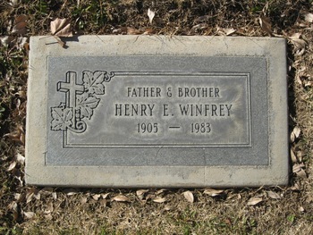 Winfrey,   Henry Elbert gravesite