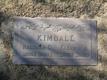 Kimball,   Reginald Gray gravesite