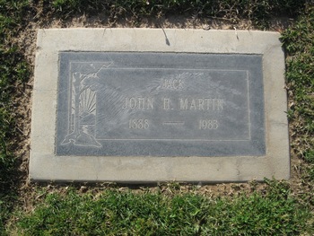 Martin,   John H. gravesite