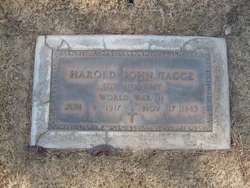 Tagge,   Harold John gravesite