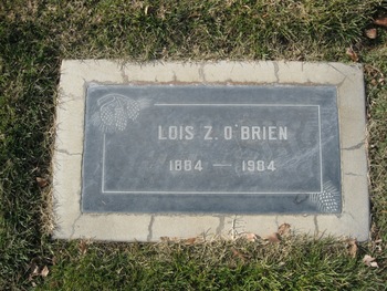 O'Brien,   Lois Zelma gravesite