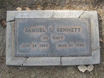 Bennett,   Samuel Glen gravesite