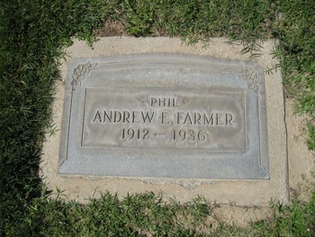 Farmer,   Andrew E. ('Phil') gravesite