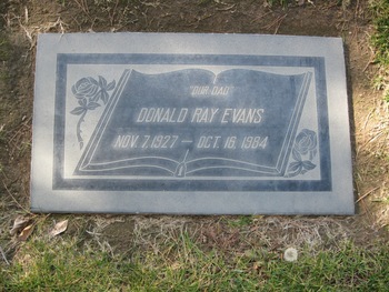 Evans,   Donald Ray gravesite