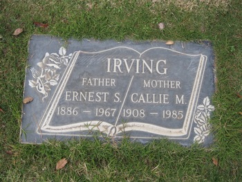 Irving,   Callie May gravesite