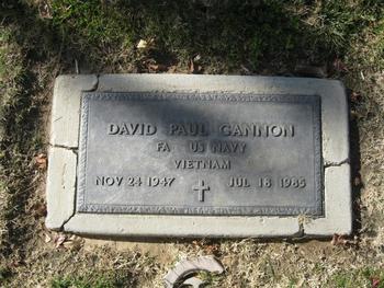 Gannon,   David Paul gravesite
