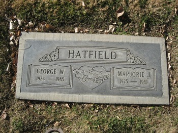 Hatfield,   George William gravesite