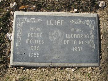 Lujan,   Pedro Montes gravesite