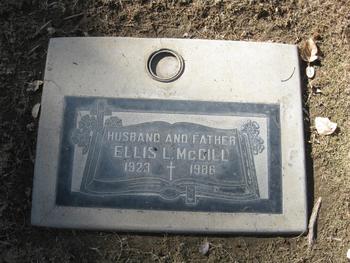 McGill, Ellis Loyd gravesite