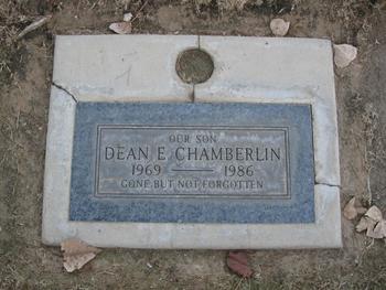 Chamberlin, Dean Edward gravesite