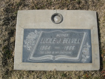 Belvill,   Lucile Jennie gravesite