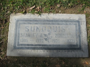 Sundquist,   Norma V. gravesite