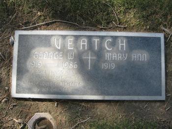 Veatch, George Warner gravesite