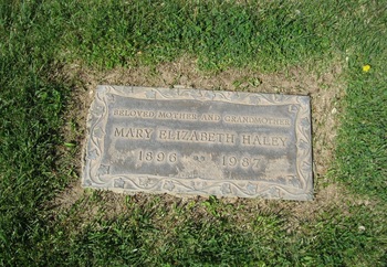 Haley,   Mary Elizabeth gravesite