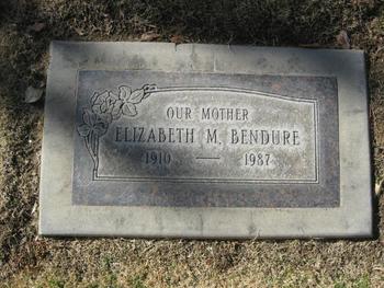 Bendure,   Elizabeth Matilda gravesite