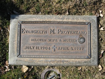 Provenzano,   Evangelyn Mary gravesite
