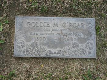 O'Rear,   Goldie Mae gravesite