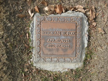 Fox,   Herman Wayne gravesite